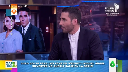 Miguel Ángel Silvestre confiesa por qué no quería hacer Velvet y el impactante motivo que le hizo aceptar Miguel Ángel Silvestre confiesa por qué no quería hacer Velvet y el impactante motivo que le hizo aceptar
