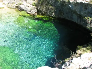 El Pozo Azul de Tubilla del Agua, en Burgos El Pozo Azul de Tubilla del Agua, en Burgos