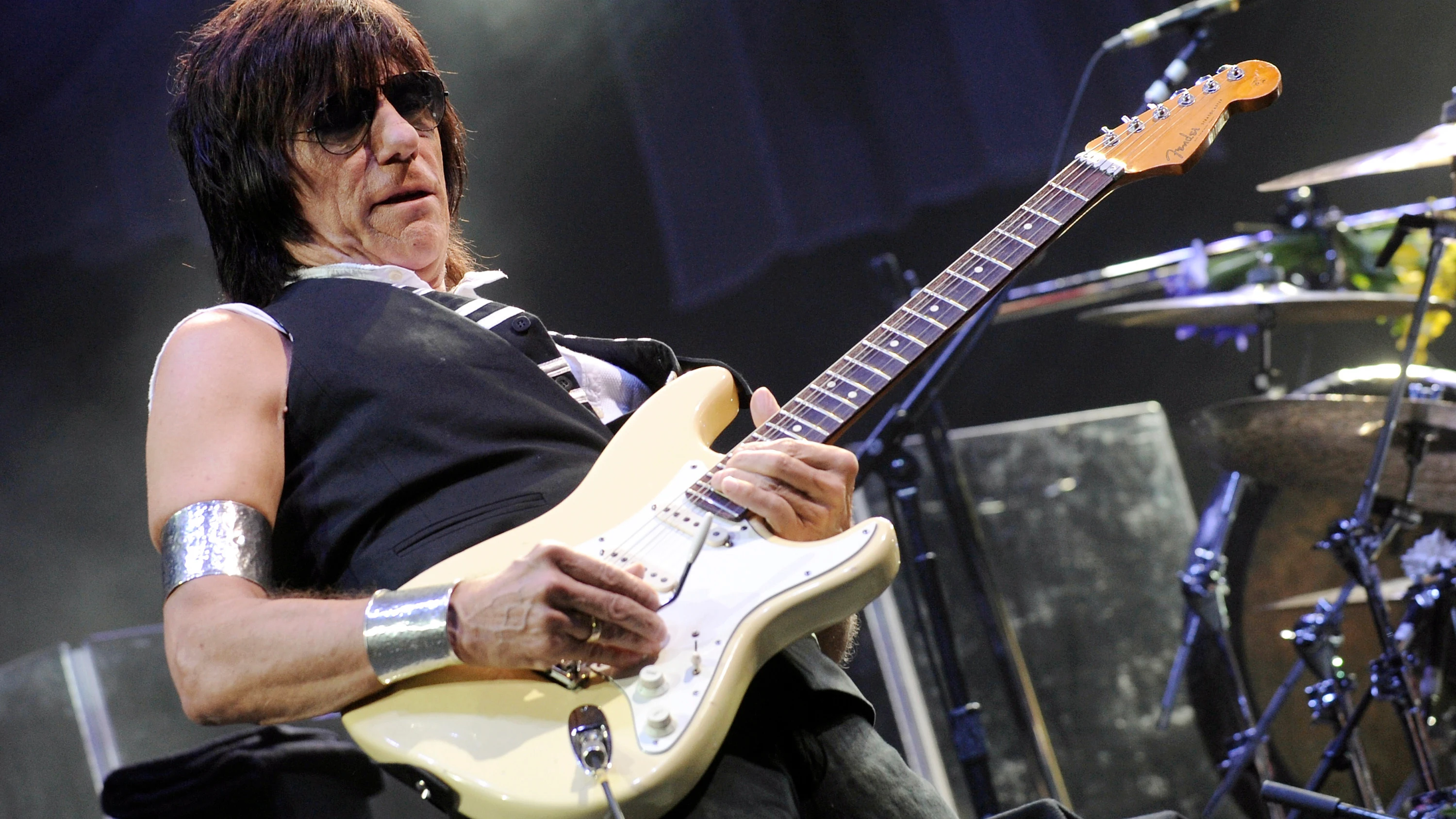 Imagen de archivo de Jeff Beck durante una actuación en el Madison Square Garden en 2010