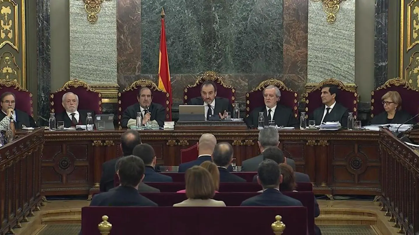 El juez Pablo Llarena, durante el juicio del procés El juez Pablo Llarena, durante el juicio del procés