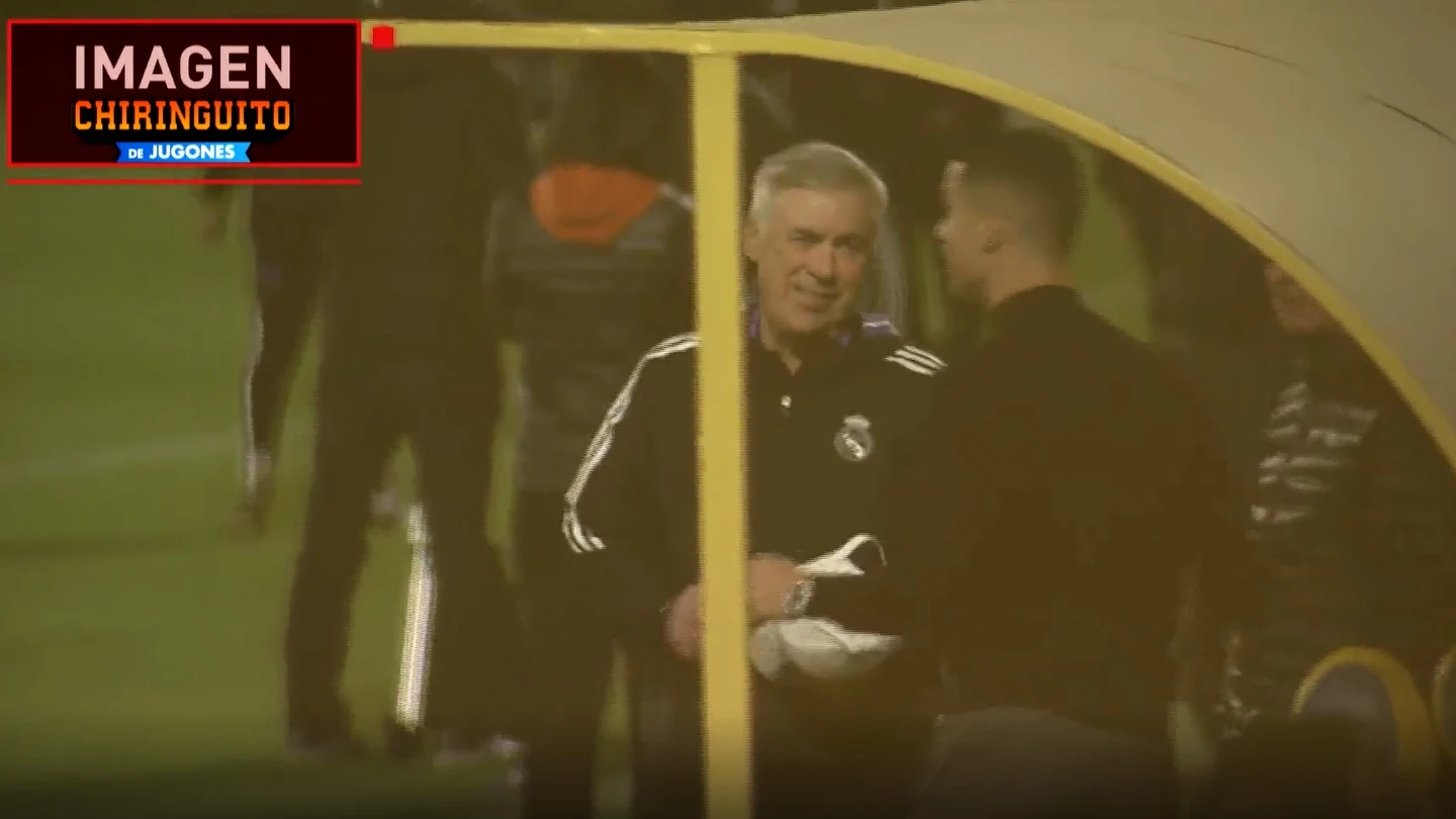 Carlo Ancelotti, con Cristiano Ronaldo