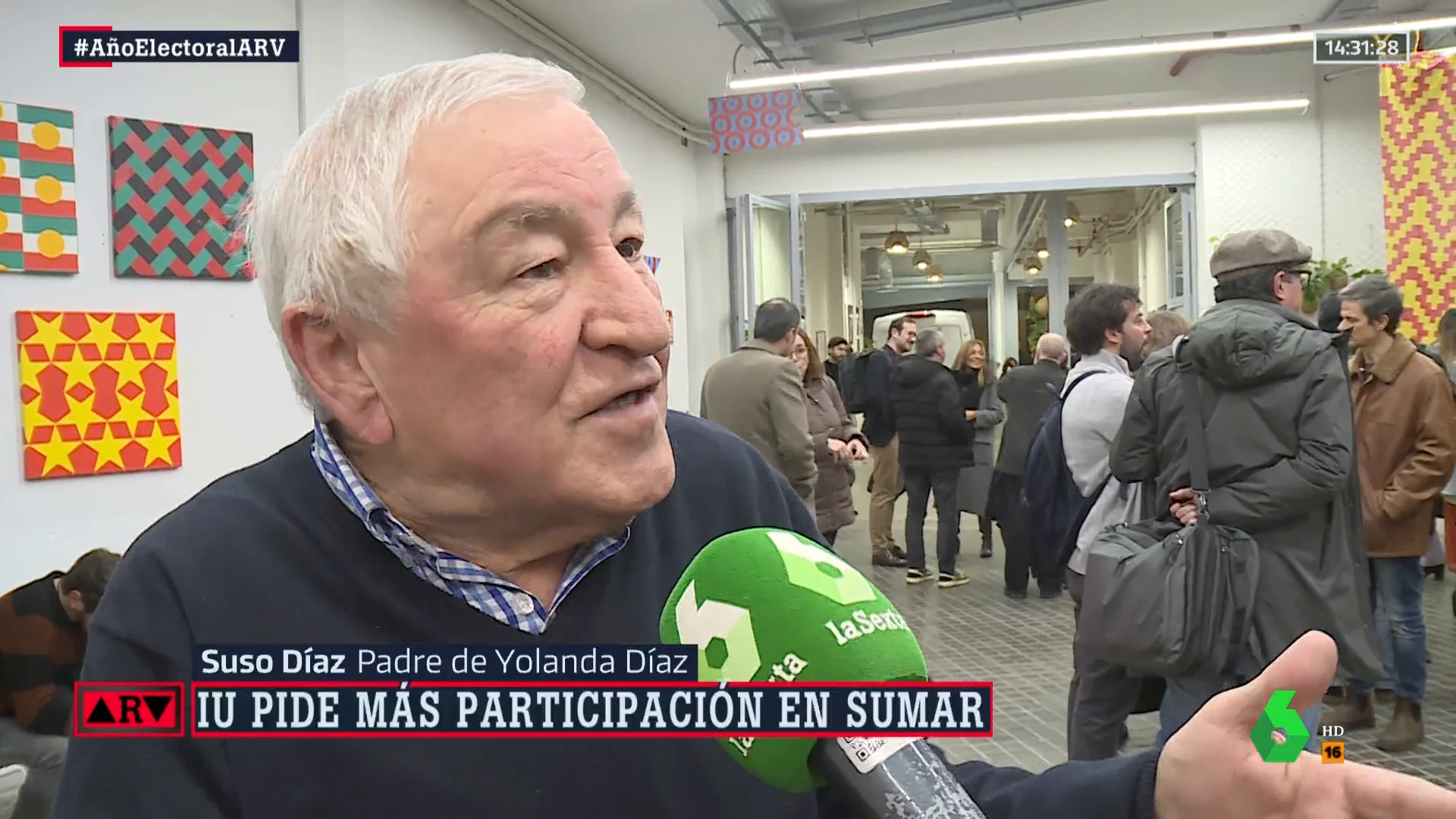 Suso, padre de Yolanda Díaz, sobre el futuro de Sumar: "La izquierda tiene que estar unida si quiere vencer"