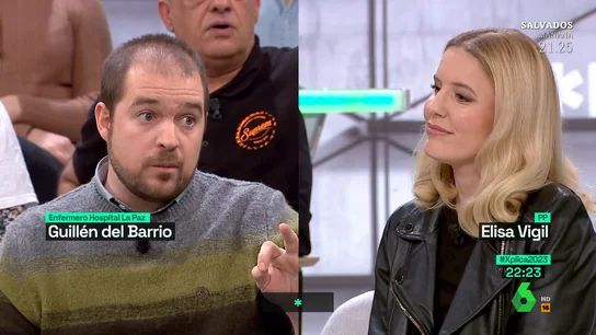 Tensión entre un enfermero y Elisa Vigil (PP) por la sanidad madrileña: "Si quiere le cuento cómo es una noche en urgencias con la sala llena" Tensión entre un enfermero y Elisa Vigil (PP) por la sanidad madrileña: "Si quiere le cuento cómo es una noche en urgencias con la sala llena"