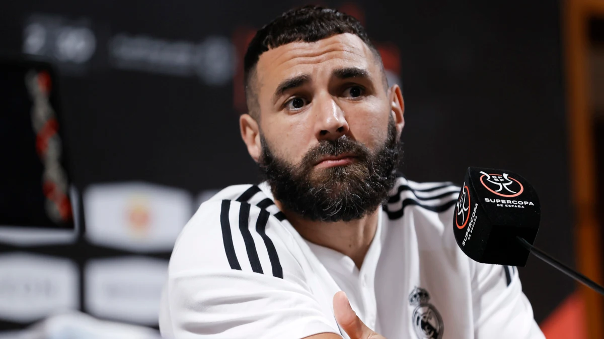 Benzema, en rueda de prensa