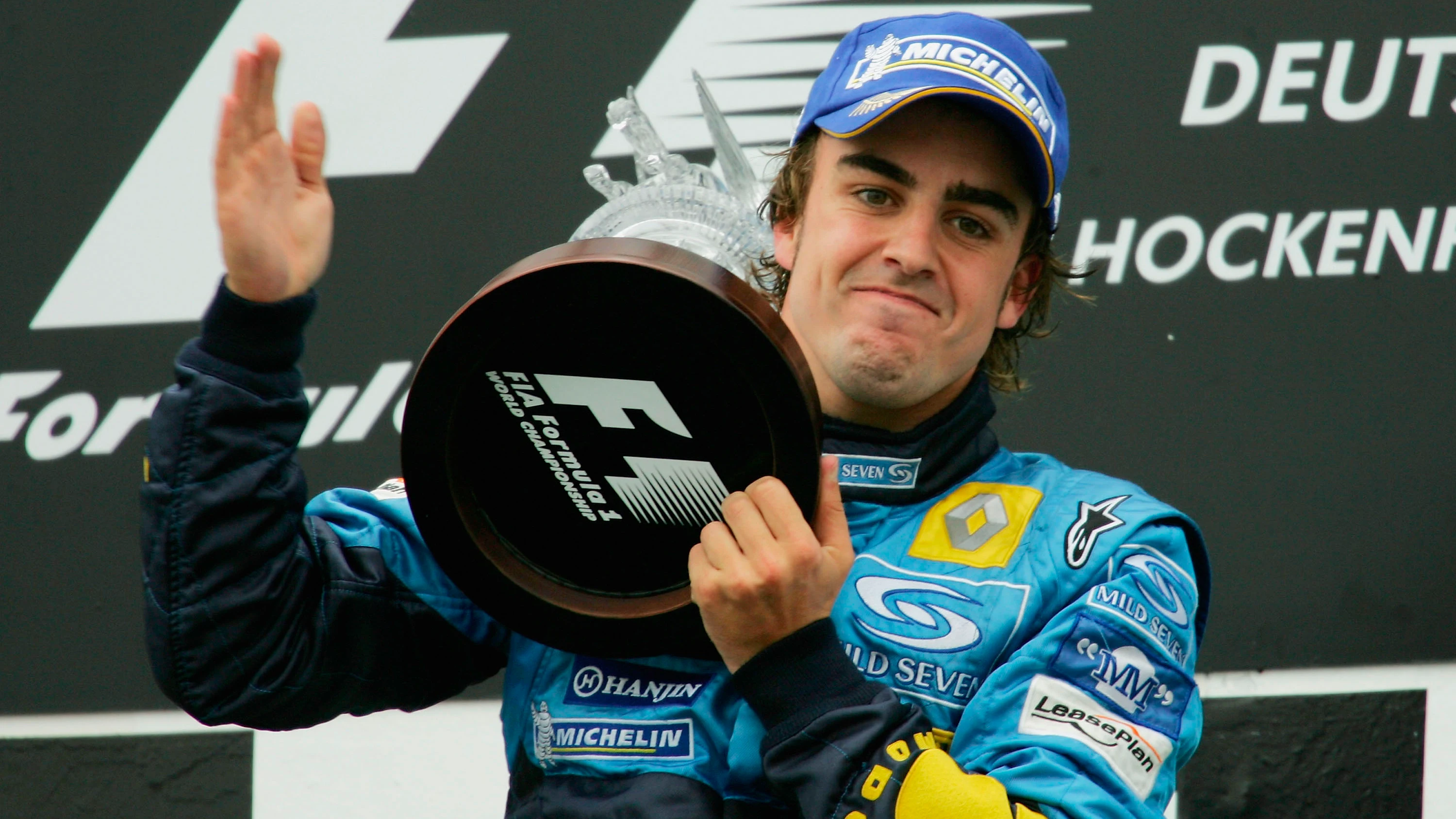 Fernando Alonso, en Renault en 2005