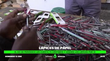 Lápices de papel reciclado y semillas: la sostenible y original iniciativa nacida en Kenia