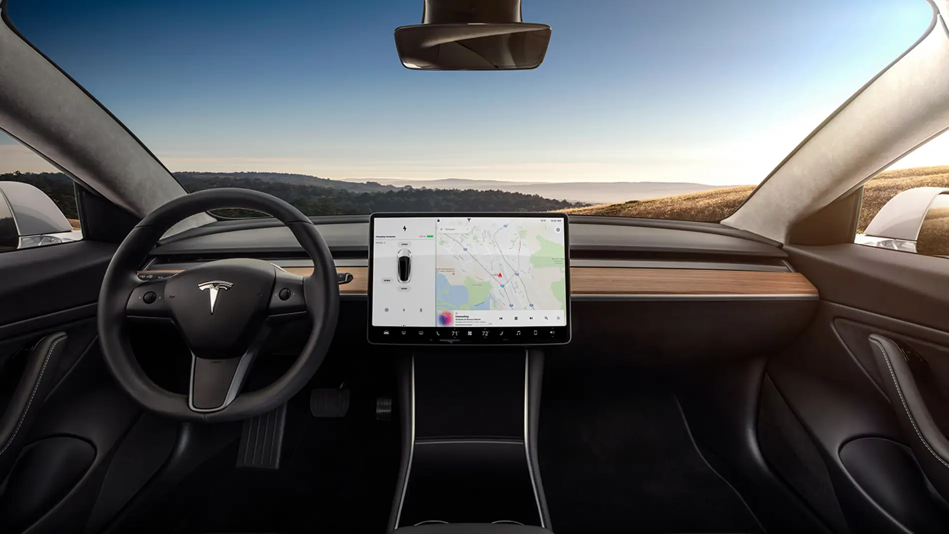 Tesla Model 3 interior Tesla Model 3 interior