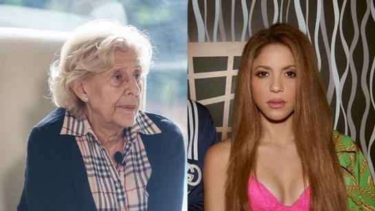 Imágenes de Manuela Carmena y Shakira Imágenes de Manuela Carmena y Shakira