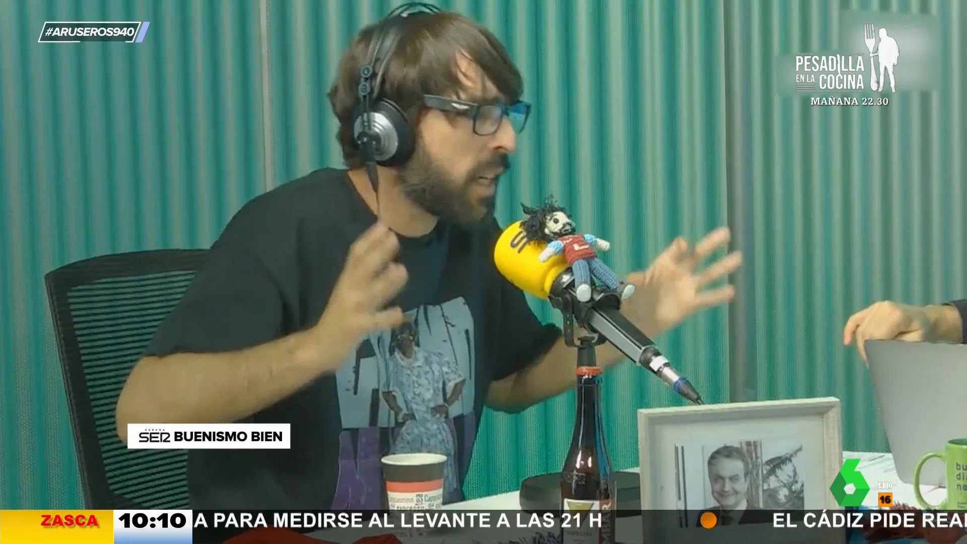 El alegato de Quique Peinado en defensa de la sanidad pública: "No votes a la peña que te la está quitando"