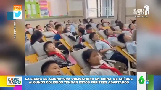 La nueva asignatura obligatoria en China que flipa a Miki Nadal: ¡la siesta! La nueva asignatura obligatoria en China que flipa a Miki Nadal: ¡la siesta!
