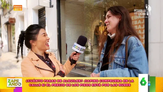 Jiaping sale a la calle para conocer cómo viven los españoles: ¿están de alquiler? ¿cuánto pagan? Jiaping sale a la calle para conocer cómo viven los españoles: ¿están de alquiler? ¿cuánto pagan?