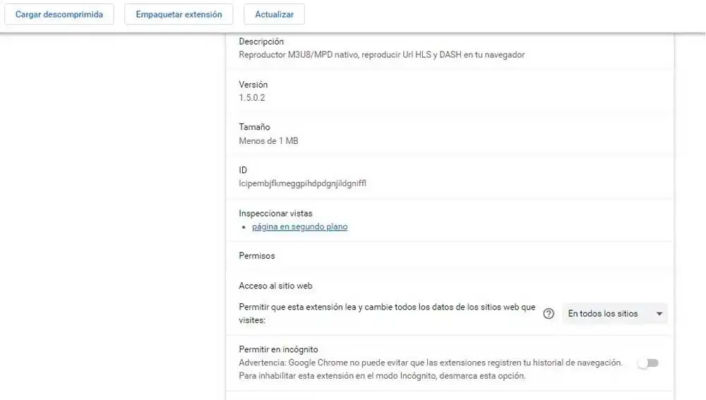 Desactivando extensiones en una página web Desactivando extensiones en una página web