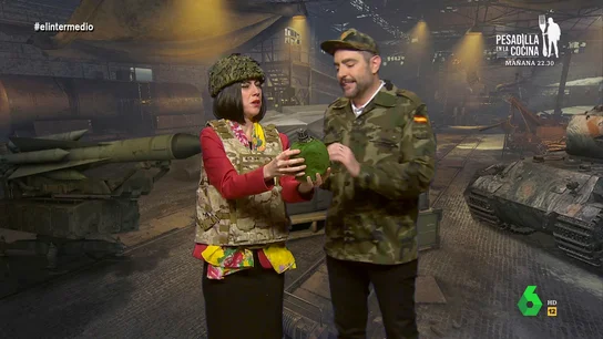 'Margarita Robles' presenta el arma secreta del ejército español al ver el ruinoso estado de los tanques 'Margarita Robles' presenta el arma secreta del ejército español al ver el ruinoso estado de los tanques