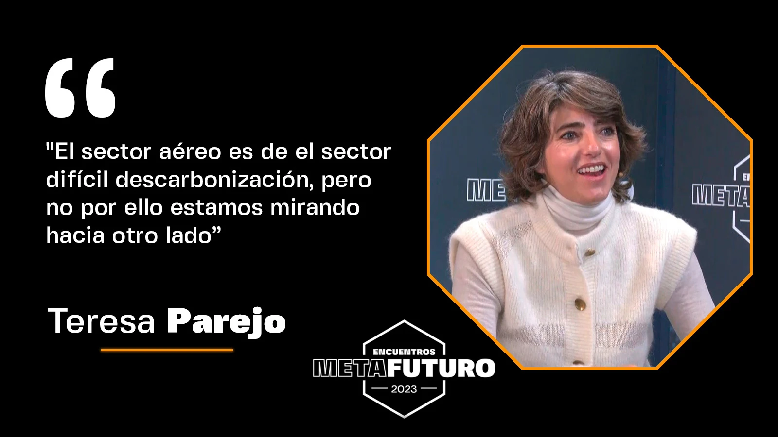  Teresa Parejo, directora de Sostenibilidad de Iberia 