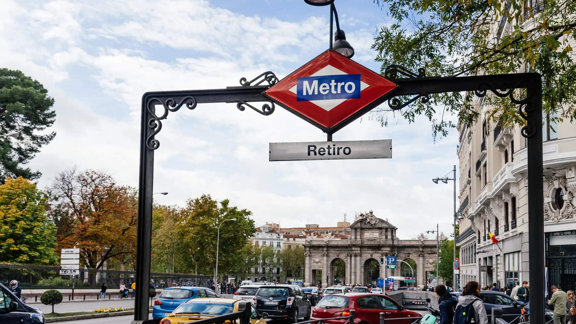 Metro de El Retiro en Madrid