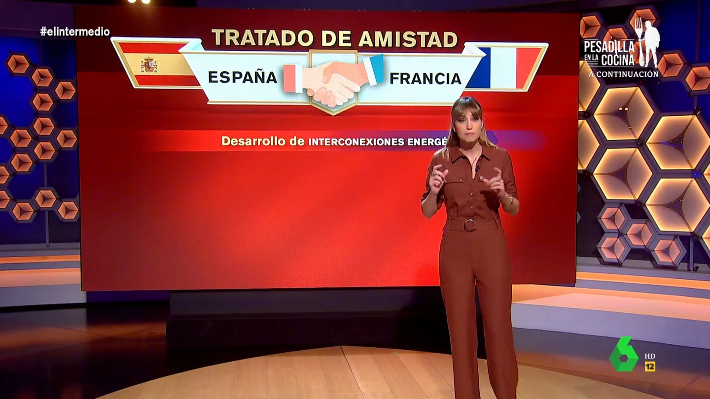 Sandra Sabatés explica en qué consiste el Tratado de Amistad firmado entre España y Francia Sandra Sabatés explica en qué consiste el Tratado de Amistad firmado entre España y Francia