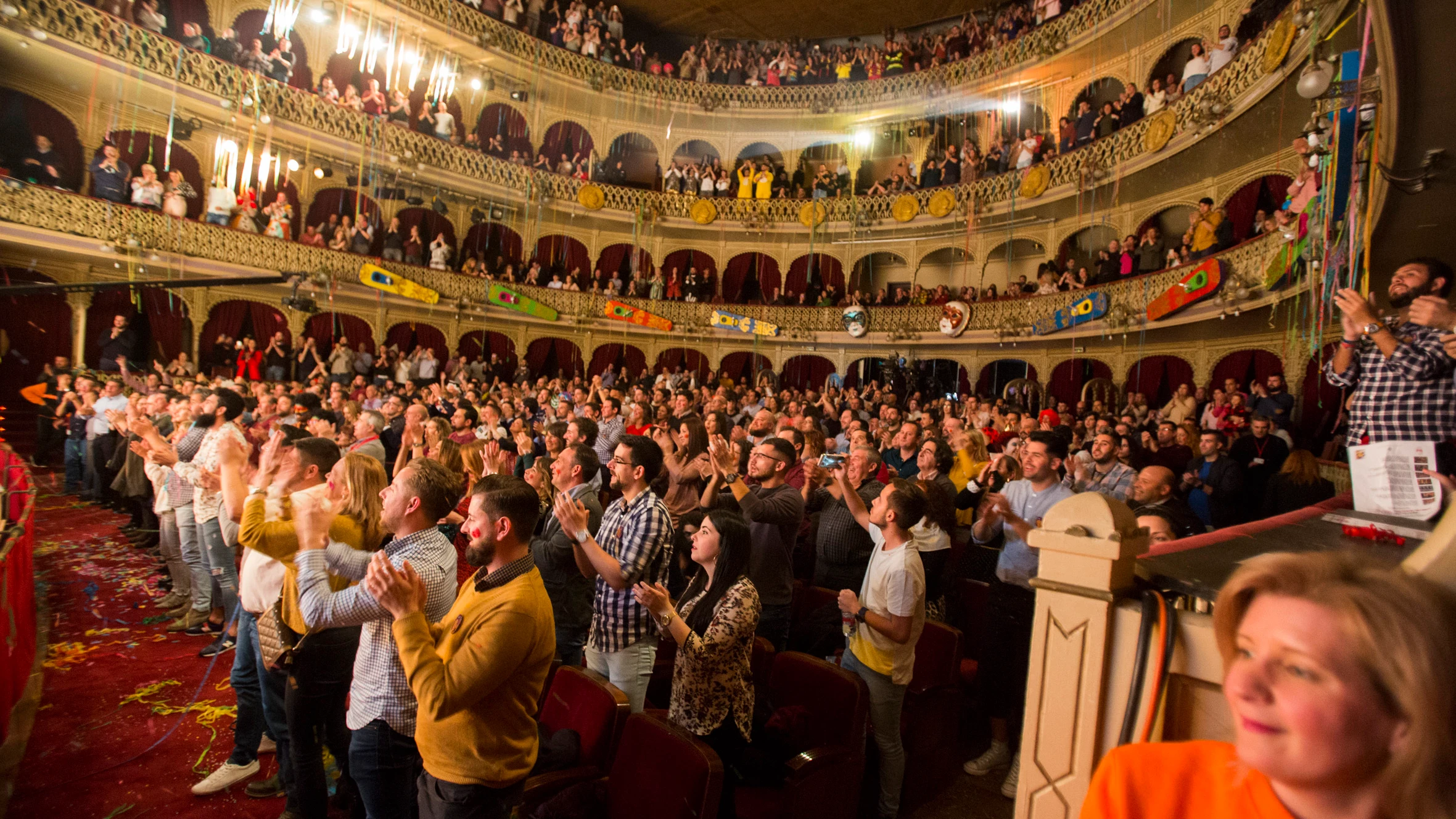 Final del Concurso Oficial de Agrupaciones Carnavalescas (COAC) 2019 en el Gran Teatro Falla