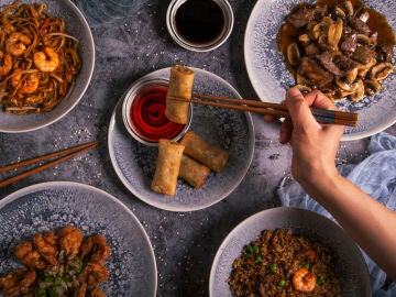 Platos de comida típica china