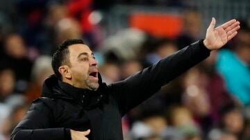 El entrenador del Barcelona, Xavi Hernández