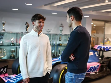 Pierre Gasly y Esteban Ocon Pierre Gasly y Esteban Ocon