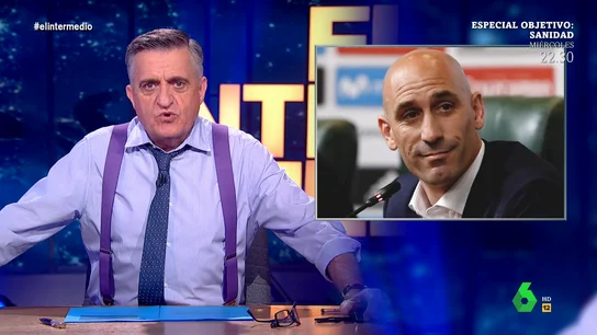 La roja de Wyoming a Rubiales tras el machismo en la Supercopa: "Las jugadoras tienen una cruz con él" La roja de Wyoming a Rubiales tras el machismo en la Supercopa: "Las jugadoras tienen una cruz con él"