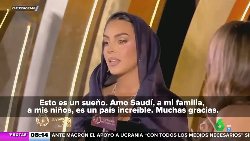 Así se intentó defender Georgina Rodríguez en una entrevista en inglés