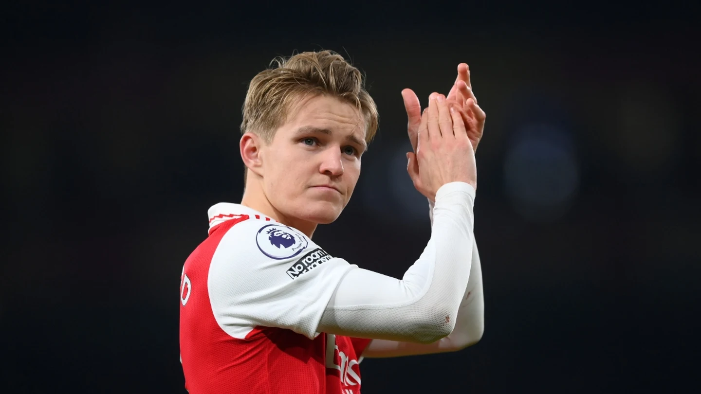 Martin Odegaard, con el Arsenal Martin Odegaard, con el Arsenal