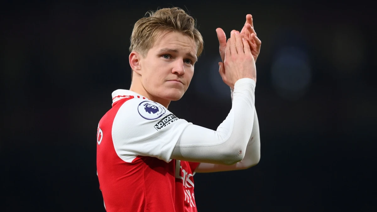 Martin Odegaard, con el Arsenal