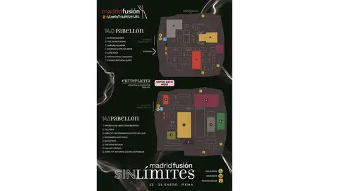 Plano de Madrid Fusión 2023 Plano de Madrid Fusión 2023