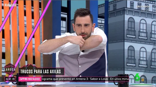 "Llevo una compresa en el sobaco": Berni Barrachina confiesa su 'truco' para evitar ronchones de sudor en la camisa "Llevo una compresa en el sobaco": Berni Barrachina confiesa su 'truco' para evitar ronchones de sudor en la camisa