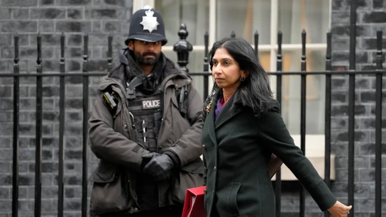La ministra de Interior de Reino Unido, Suella Braverman, en una imagen de archivo La ministra de Interior de Reino Unido, Suella Braverman, en una imagen de archivo