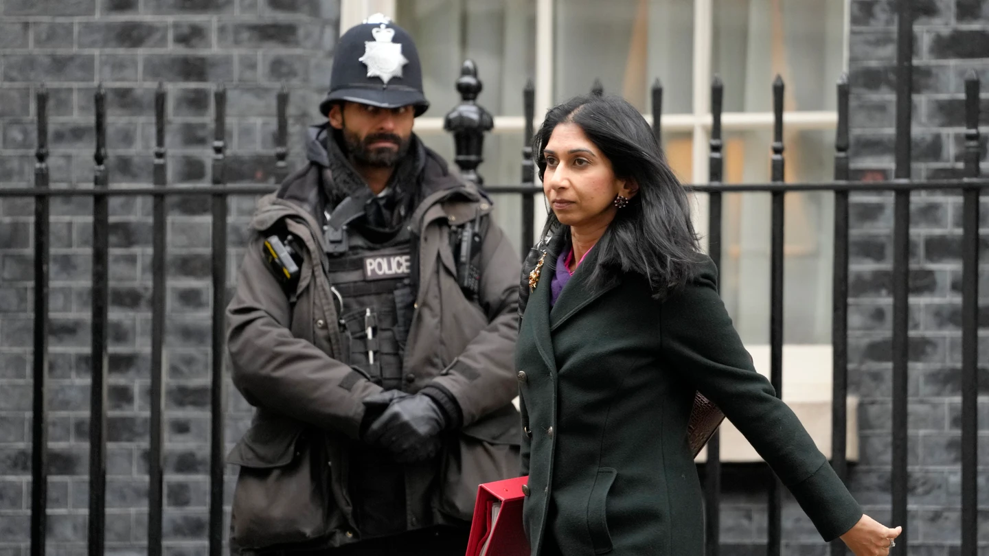 La ministra de Interior de Reino Unido, Suella Braverman, en una imagen de archivo La ministra de Interior de Reino Unido, Suella Braverman, en una imagen de archivo