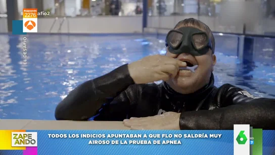 El sorprendente resultado de Florentino Fernández en la prueba de apnea de El Desafio El sorprendente resultado de Florentino Fernández en la prueba de apnea de El Desafio