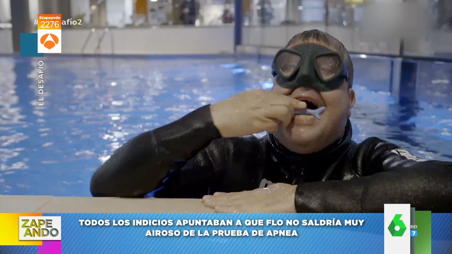 El sorprendente resultado de Florentino Fernández en la prueba de apnea de El Desafio El sorprendente resultado de Florentino Fernández en la prueba de apnea de El Desafio