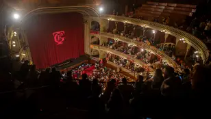 Vista del Gran Teatro Falla durante el Concurso Oficial de Agrupaciones Carnavalescas de Cádiz (COAC)