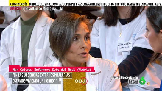 La enfermera Mar Coloma relata el "horror" que viven las Urgencias extrahospitalarias La enfermera Mar Coloma relata el "horror" que viven las Urgencias extrahospitalarias