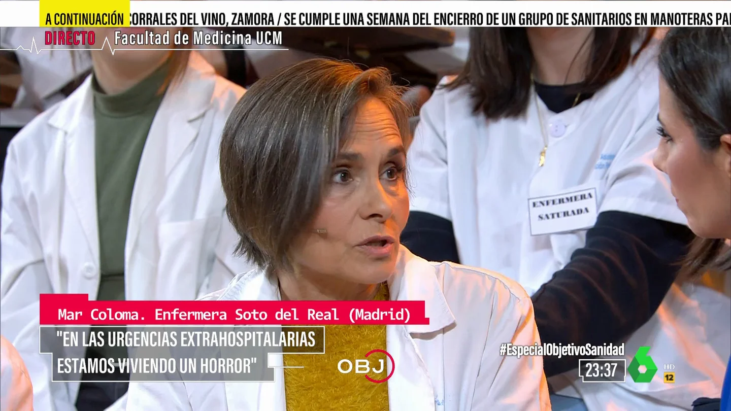 La enfermera Mar Coloma relata el "horror" que viven las Urgencias extrahospitalarias La enfermera Mar Coloma relata el "horror" que viven las Urgencias extrahospitalarias