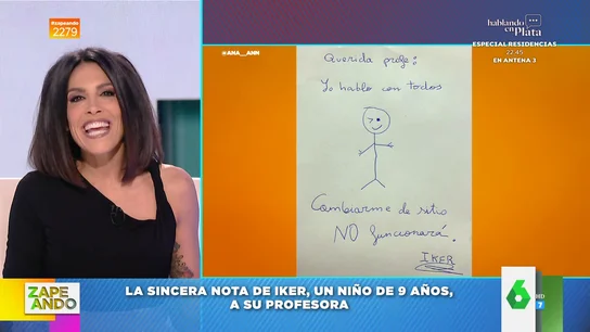El mensaje viral de un niño a su profesora después de cambiarle de sitio para no hablar El mensaje viral de un niño a su profesora después de cambiarle de sitio para no hablar