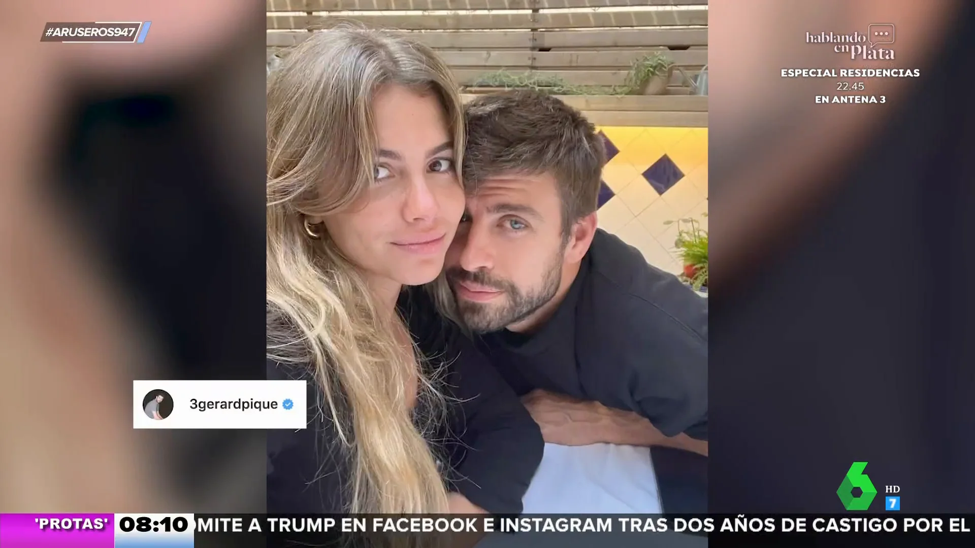 Clara Chía y Gerard Piqué