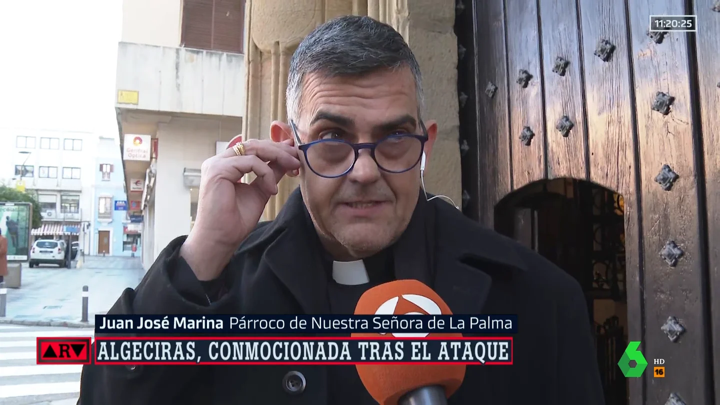 Juan José Marina, párraco de la iglesia de La Palma, en Algeciras Juan José Marina, párraco de la iglesia de La Palma, en Algeciras