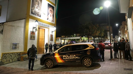 Exteriores de la Parroquia de San Isidro de Algeciras tras el ataque con machete Exteriores de la Parroquia de San Isidro de Algeciras tras el ataque con machete