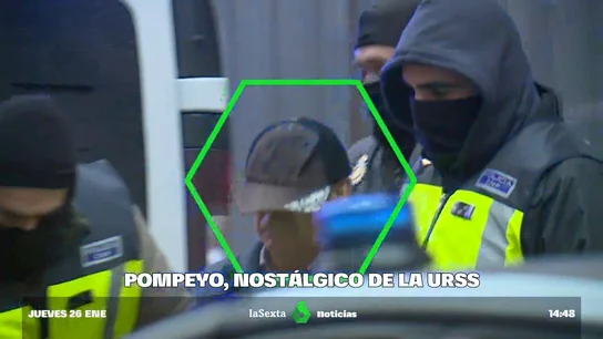 Pompeyo, un "nostálgico de la URSS" jubilado con material para fabricar más sobres explosivos Pompeyo, un "nostálgico de la URSS" jubilado con material para fabricar más sobres explosivos