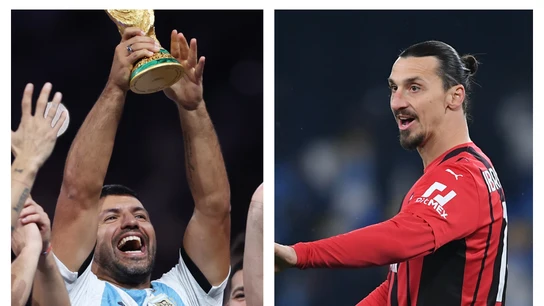 Kun Agüero y Zlatan Ibrahimovic Kun Agüero y Zlatan Ibrahimovic