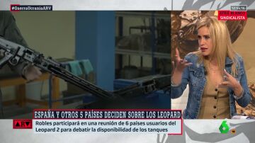 Afra Blanco defiende el envío de tanques Leopard a Ucrania: "Tenemos que acompañar a las potencias de Europa"