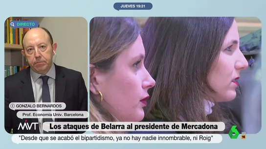 Bernardos critica el ataque de Belarra a Mercadona: "No asume que es ministra, sino una activista con escasa educación" Bernardos critica el ataque de Belarra a Mercadona: "No asume que es ministra, sino una activista con escasa educación"