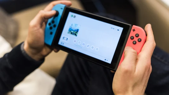 Imagen de archivo de una Nintendo Switch. Imagen de archivo de una Nintendo Switch.