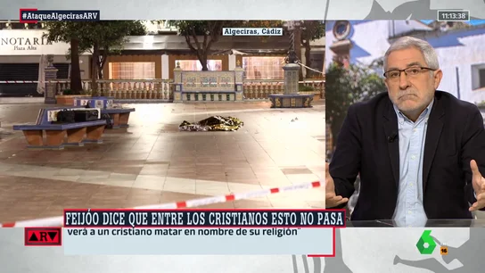 Llamazares, sobre las palabras de Feijóo ante el ataque de Algeciras: "Le hace el caldo gordo a Vox" Llamazares, sobre las palabras de Feijóo ante el ataque de Algeciras: "Le hace el caldo gordo a Vox"