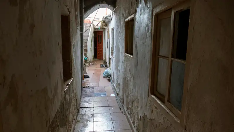 Imagen de la vivienda del atacante de Algeciras