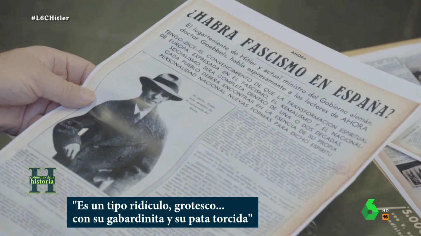 "Es un tipo grotesco, ridículo": así definió Chaves Nogales a Goebbels tras conocerlo en Alemania "Es un tipo grotesco, ridículo": así definió Chaves Nogales a Goebbels tras conocerlo en Alemania
