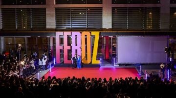 Las letras gigantes de los Premios Feroz en la edición de 2022
